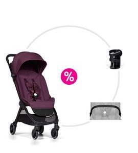 BUMPRIDER CONNECT MINI KOČÁREK ITALIAN PLUM - GOLFOVÉ KOČÁRKY - KOČÁRKY A PŘÍSLUŠENSTVÍ