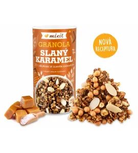 MIXIT GRANOLA Z PECE - SLANÝ KARAMEL - DO TAŠKY NA VYCHÁZKU - PRO MAMINKY