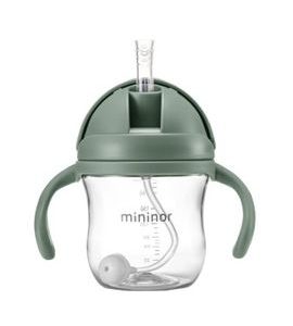 MININOR LAHEV S BRČKEM TRITAN 220 ML WILLOW GREEN - DĚTSKÉ HRNEČKY - KRMENÍ