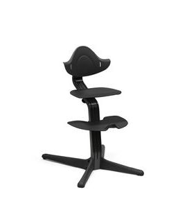 STOKKE® NOMI® BLACK WOOD - JÍDELNÍ ŽIDLIČKY DŘEVĚNÉ - KRMENÍ