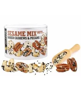 MIXIT OŘÍŠKY Z PECE - SEZAM A RŮŽOVÁ SŮL (150G) - SLANÉ ZOBÁNÍ - PRE MAMIČKY