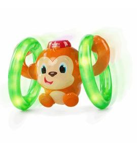 HRAČKA SVÍTÍCÍ HUDEBNÍ OPIČKA LLB ROLL&GLOW™ 6-36M - HRAČKY SE ZVUKY - PRO DĚTI
