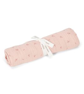 LITTLE DUTCH PLENA ZAVINOVACÍ 120X120 CM S POTISKEM PURE BLOSSOM - LÁTKOVÉ PLENY ALL IN ONE - PŘEBALOVÁNÍ