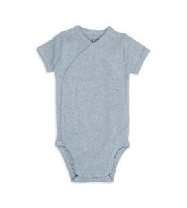 LODGER BODY S KRÁTKÝM RUKÁVEM MELANGE BLUE FOGG VEL. 80 - BODY - PRO DĚTI