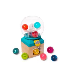 B-TOYS AUTOMAT S MÍČKY RAINBOW GUMBALLS - VKLÁDÁNÍ TVARŮ - PRO DĚTI