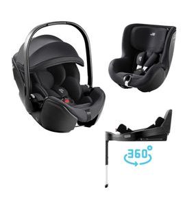 BRITAX RÖMER AUTOSEDAČKA SET BABY-SAFE PRO + VARIO BASE 5Z + AUTOSEDAČKA DUALFIX 5Z CLASSIC - AUTOSEDAČKY 0-13KG - AUTOSEDAČKY A PŘÍSLUŠENSTVÍ