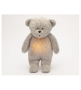 MOONIE USÍNÁČEK MEDVĚD 2.0 ORGANIC GREY - USÍNÁČCI ŠUMÍCÍ / S TLUKOTEM - PRO DĚTI