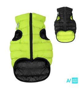 AIRY VEST BUNDA PRO PSY ZELENÁ/ČERNÁ XS 30 - OBLEČKY DO ZIMY PRO PSY - CHOVATELSKÉ POTŘEBY MALVÍKZOO