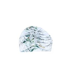 ENIE BABY TURBAN - DĚTSKÁ ČEPICE 6-9M GOLDEN LEAVES - ČEPIČKY A KLOBOUČKY - PRO DĚTI