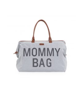 CHILDHOME PŘEBALOVACÍ TAŠKA MOMMY BAG CANVAS GREY - PŘEBALOVACÍ TAŠKY - KOČÁRKY A PŘÍSLUŠENSTVÍ
