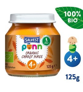 SALVEST PÕNN BIO MRKVOVÉ PYRÉ (125 G) - MASO/ZELENINA - KRMENÍ