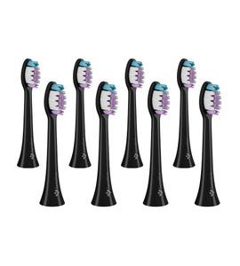 TRUELIFE SONICBRUSH CLEAN-SERIES HEADS SENSITIVE BLACK 8 PACK NÁHRADNÍ HLAVICE - PÉČE O ZUBY - PRO MAMINKY