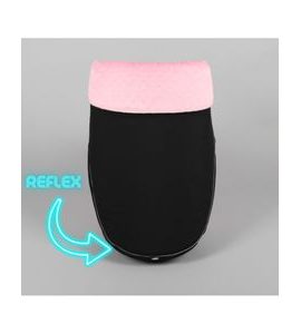 NÁNOŽNÍK ČERNÝ + BABY RŮŽOVÁ REFLEX - NÁNOŽNÍKY - KOČÁRKY A PŘÍSLUŠENSTVÍ