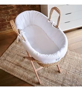 FUNNABABY SET DO MOJŽÍŠOVA KOŠE BASIC WHITE - KOŠÍKY A KOLÉBKY - SPINKÁNÍ