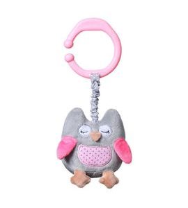 BABYONO HRAČKA VIBRAČNÍ NA C KROUŽKU SOVA SOFIA MODRÁ - HRAČKY K ZAVĚŠENÍ - PRO DĚTI