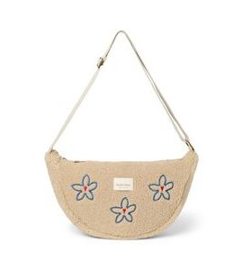 STUDIO NOOS TEDDY ADULT FANNY KABELKA ECRU FLOWER HEART - ORGANIZÉRY A KOŠÍKY - KOČÁRKY A PŘÍSLUŠENSTVÍ