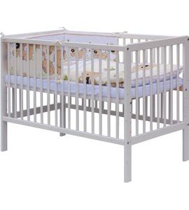 SCARLETT POSTÝLKA 120X60CM S KOMPLETNÍ VÝBAVOU JAPY BÉŽOVÁ - DŘEVĚNÉ POSTÝLKY - SPINKÁNÍ