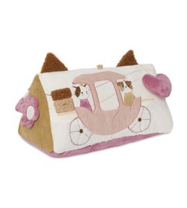 JOLLEIN POLŠTÁŘEK TROJHRANNÝ S AKTIVITAMI FLOWER FAIRIES - HRA NA BŘÍŠKU - PRO DĚTI