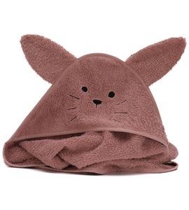 FILLIKID OSUŠKA S KAPUCÍ RABBIT PINK 75X75CM - OSUŠKY A DĚTSKÉ ŽUPANY - KOUPÁNÍ A ZDRAVÍ