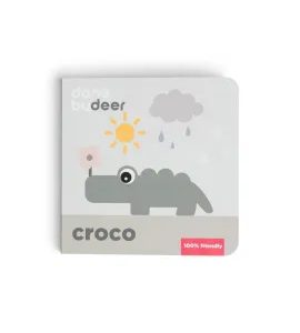 DONE BY DEER AKTIVNÍ KNÍŽKA CROCO SEASONS - MIX BAREV - KOUZELNÉ ČTENÍ - PRO DĚTI
