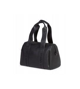 CHILDHOME PŘEBALOVACÍ TAŠKA MOMMY CLUB SIGNATURE VEGAN LEATHER BLACK - PŘEBALOVACÍ TAŠKY - KOČÁRKY A PŘÍSLUŠENSTVÍ