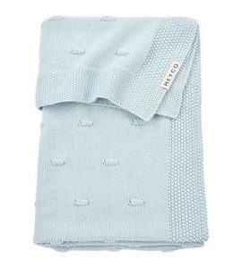 MEYCO DEKA KNOTS - LIGHT BLUE - DĚTSKÉ DEKY PRO MIMINKA - SPINKÁNÍ