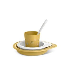 SUAVINEX JÍDELNÍ SET BEAR +6 M - MISKY, TALÍŘKY A PODLOŽKY - KRMENÍ