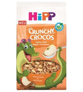 HIPP BIO KŘUPAVÉ KROKO MÜSLI JABLKO SKOŘICE 300 G - CEREÁLIE - KRMENÍ