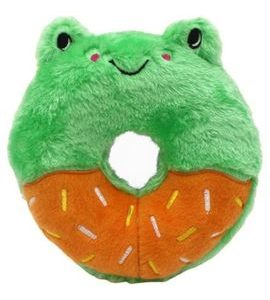 ZIPPYPAWS ZIPPYPAWS DONUTZ BUDDIES FROG - PÍSKACÍ HRAČKY PRO PSY - CHOVATELSKÉ POTŘEBY MALVÍKZOO