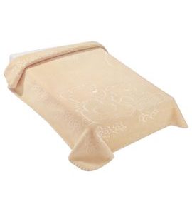 SCARLETT ŠPANĚLSKÁ DEKA 518 BÉŽOVÁ 80X90CM - DĚTSKÉ DEKY PRO MIMINKA - SPINKÁNÍ