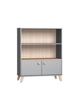 FAKTUM COLETTE GREY POLOUZAVŘENÁ SKŘÍŇKA - SKŘÍNĚ - SPINKÁNÍ