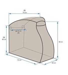 EMITEX PLÁŠTĚNKA NA KOČÁREK PRO DVOJČATA TROJKOLKA - PLÁŠTĚNKY - KOČÁRKY A PŘÍSLUŠENSTVÍ