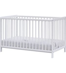 SCARLETT DĚTSKÁ POSTÝLKA SCARLETT K/B S VYNDAVACÍMI PŘÍČKAMI BOROVICE - BÍLÁ 120 X 60 CM - DŘEVĚNÉ POSTÝLKY - SPINKÁNÍ