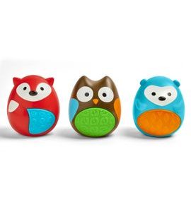 SKIP HOP CHRASTÍTKO EXPLORE&MORE SET - ZVÍŘÁTKA 3KS, 3M+ - CHRASTÍTKA - PRO DĚTI