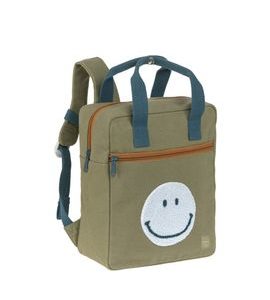 LÄSSIG GREEN LABEL LITTLE ONE & ME SQUARE BACKPACK SMALL GOTS OLIVE - BATOHY A TAŠKY - PRO DĚTI