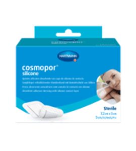 HARTMANN COSMOPOR® SILICONE 7,2 X 5 CM NÁPLASTI SE SAVÝM EFEKTEM 5 KS - NÁPLASTI - KOUPÁNÍ A ZDRAVÍ