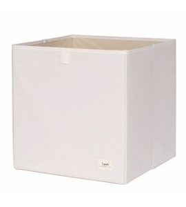 3 SPROUTS ÚLOŽNÝ BOX RECYCLED SOLID/CREAM - BOXY NA HRAČKY - SPINKÁNÍ