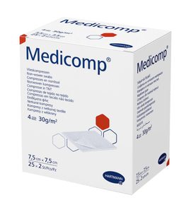 HARTMANN KOMPRES MEDICOMP STERILNÍ 7.5 X 7.5 CM 2 KS - OSTATNÍ ZDRAVOTNICKÝ MATERIÁL - KOUPÁNÍ A ZDRAVÍ