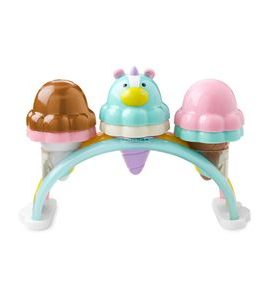 SKIP HOP ZOO ZMRZLINOVÁ SOUPRAVA STOHOVACÍ S MĚNÍCÍMI SE BARVAMI SWEET SCOOPS 2R + - STOHOVACÍ HRAČKY - PRO DĚTI