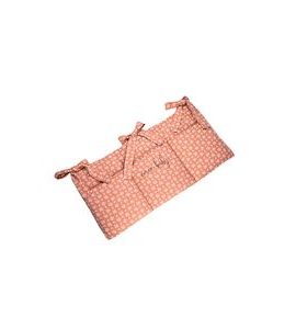 ENIE BABY MUŠELÍNOVÝ KAPSÁŘ MELANGE SE ZLATÝMI KVĚTY - POVLEČENÍ DO POSTÝLKY - SPINKÁNÍ