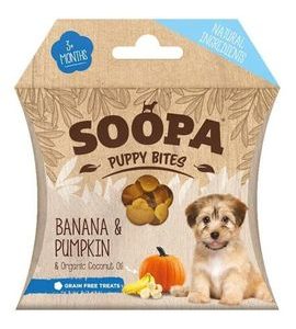 SOOPA PETS SOOPA HEALTHY BITES PUPPY S BANÁNEM A DÝNÍ 50 G - VÝCVIKOVÉ PAMLSKY PRO PSY - CHOVATELSKÉ POTŘEBY MALVÍKZOO