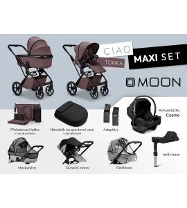 MOON CIAO MAXI SET - TONKA - KOMBINACE S PŘÍSLUŠENSTVÍM - KOČÁRKY A PŘÍSLUŠENSTVÍ