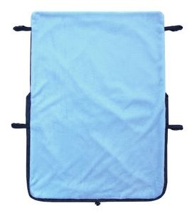 EMITEX NEPADACÍ DEKA ČERNÁ + VELVET SVĚTLE MODRÁ - NÁNOŽNÍKY - KOČÁRKY A PŘÍSLUŠENSTVÍ