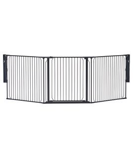 BABY DAN UNIVERZÁLNÍ PROSTOROVÁ ZÁBRANA BABYDAN CARL X WIDE, ČERNÁ - OHRÁDKY - KOUPÁNÍ A ZDRAVÍ