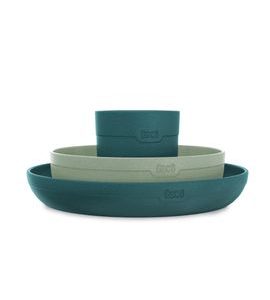 LOVI SADA NÁDOBÍ S HRNEČKEM 3KS PISTACHIO - MISKY, TALÍŘKY A PODLOŽKY - KRMENÍ