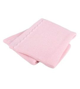 INTERBABY DEKA PŘÍZOVÁ JEMNÁ 75X100 - RŮŽOVÁ - DĚTSKÉ DEKY PRO MIMINKA - SPINKÁNÍ