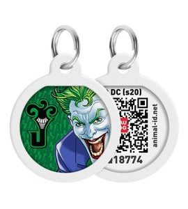 WAUDOG CHYTRÁ ID ZNÁMKA S QR TAGEM DC JOKER GREEN - PŘÍVĚSKY NA OBOJEK - CHOVATELSKÉ POTŘEBY MALVÍKZOO