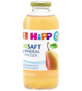 HIPP BIO NÁPOJ HRUŠKA S NEPERLIVOU PRAMENITOU VODOU 500 ML - NÁPOJE - KRMENÍ