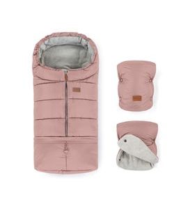 PETITE&MARS FUSAK JIBOT 3V1 + RUKAVICE JASIE - ZIMNÍ SADY - KOČÁRKY A PŘÍSLUŠENSTVÍ