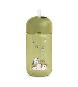 SUAVINEX LAHVIČKA S BRČKEM BEAR 340 ML - DĚTSKÉ HRNEČKY - KRMENÍ